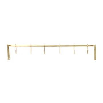 Kitchen kjøkkenstang med 6 kroker - Messing - Ferm Living