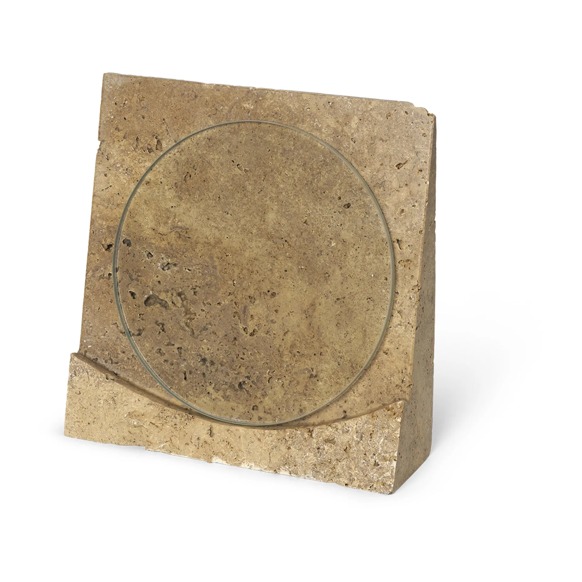 Klint ramme 18 x 18 cm, Beige travertin Ferm Living