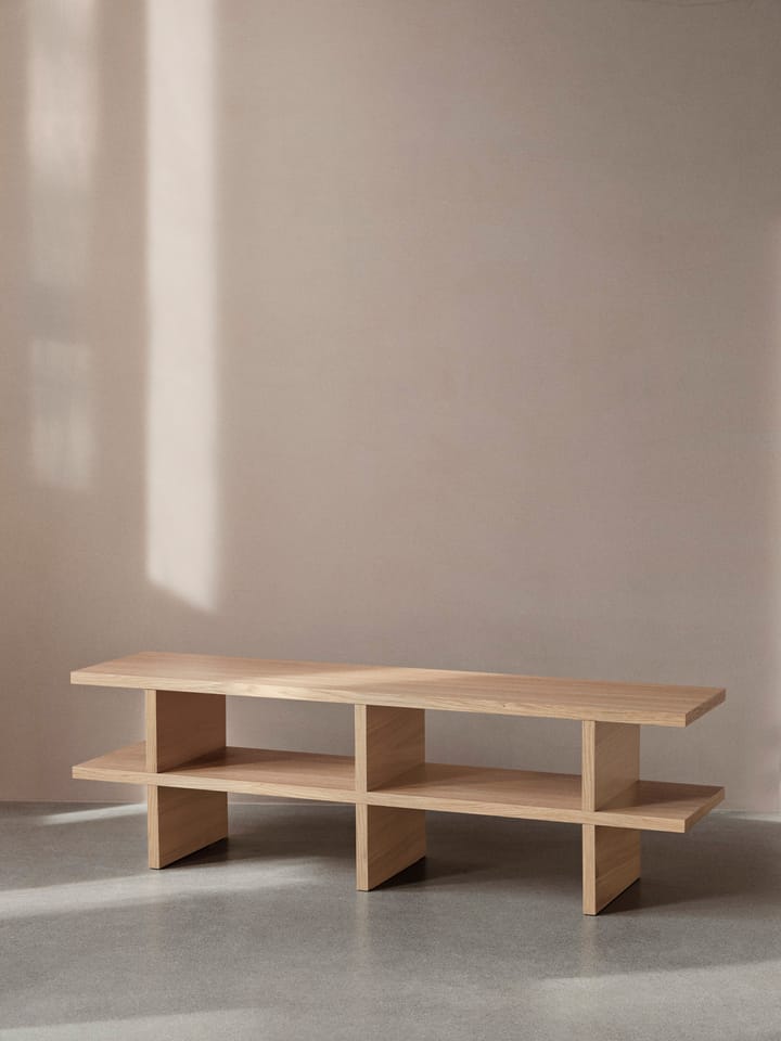 Kona benk, Oak natural veneer Ferm Living