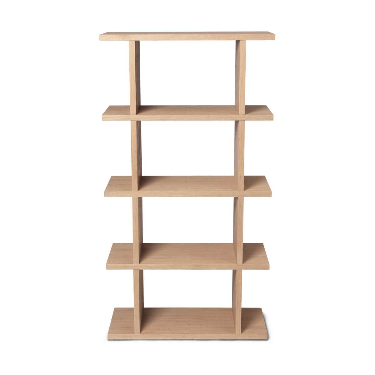 Ferm Living, Kona Bokhylle 1x4 - Naturlig eik