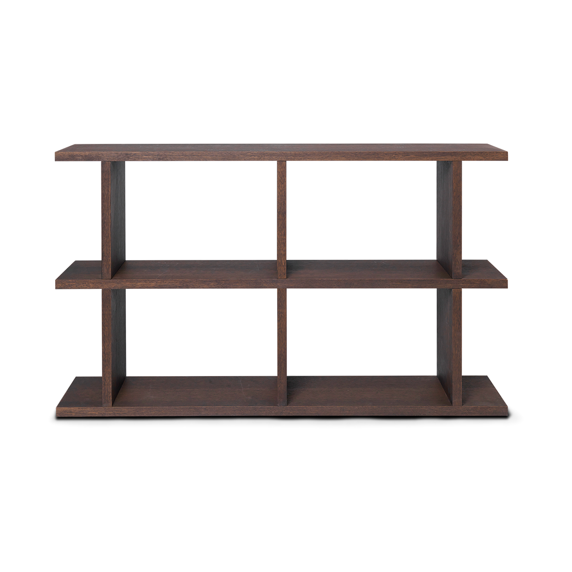 Ferm Living Kona bokhylle 2x2 Dark stained | Skandinavisk Design | Hyller & Hyllesystem | Brun