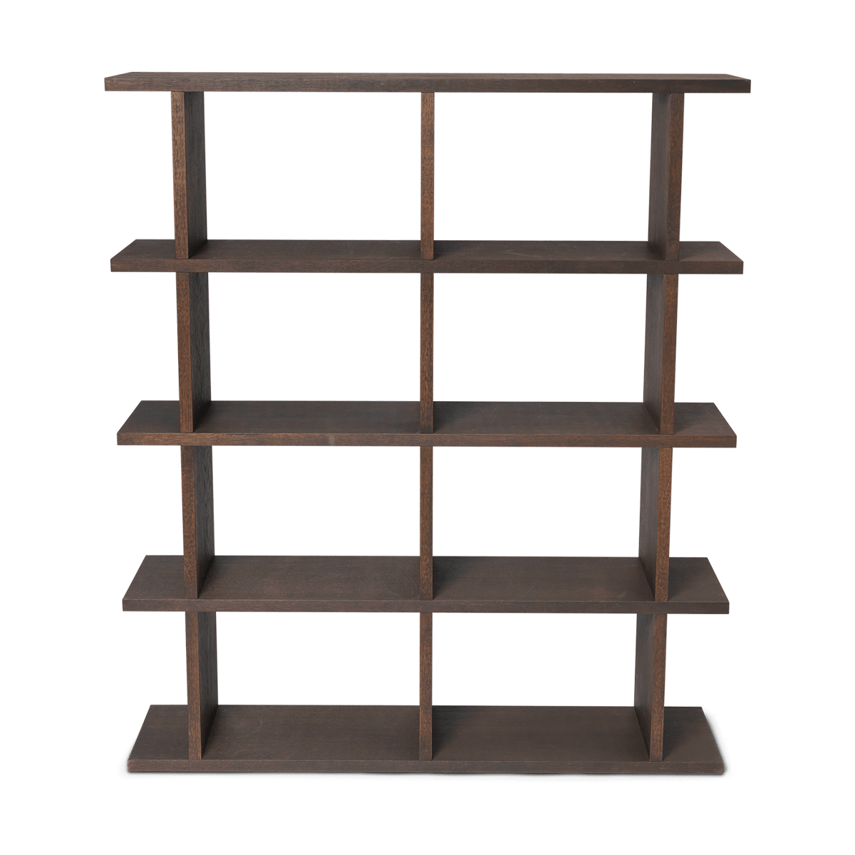 Ferm Living Kona bokhylle 2x4 Dark stained