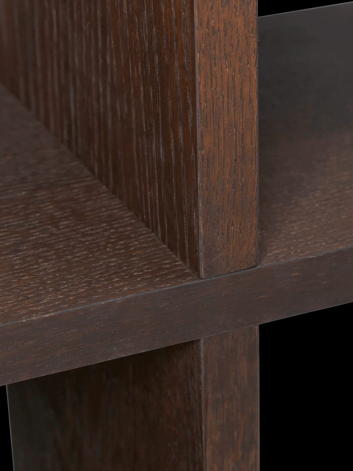 Kona bokhylle 2x4, Dark stained Ferm Living
