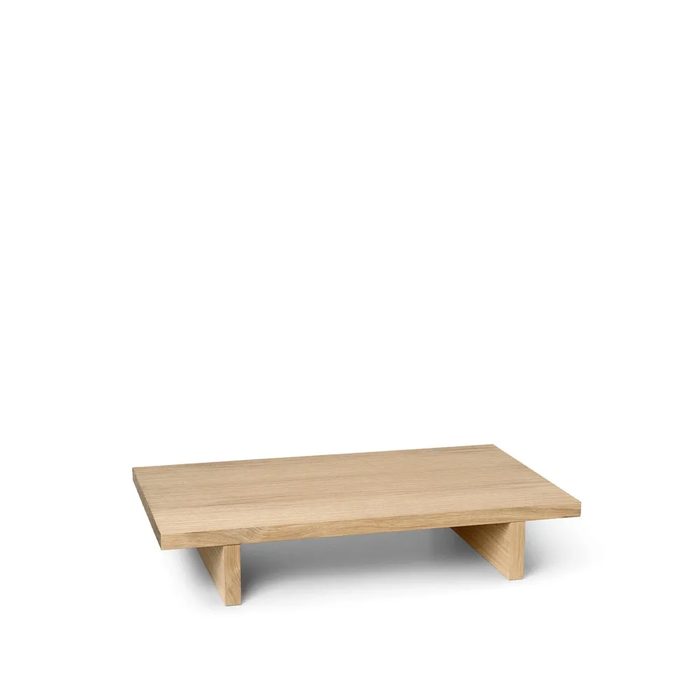 Kona low table Sidebord, oak natural veneer Ferm Living