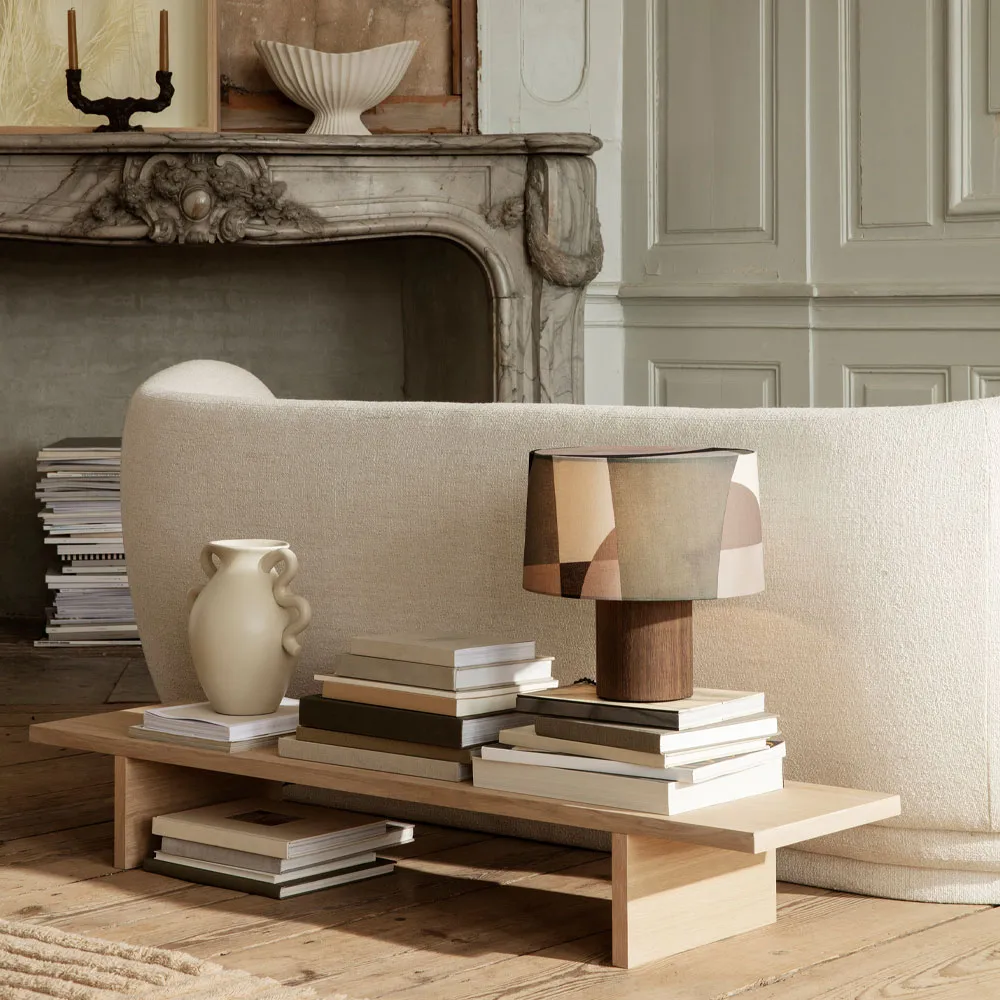 Kona low table Sidebord, oak natural veneer Ferm Living