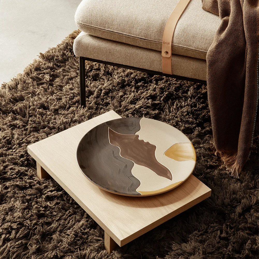 Kona low table Sidebord, oak natural veneer Ferm Living