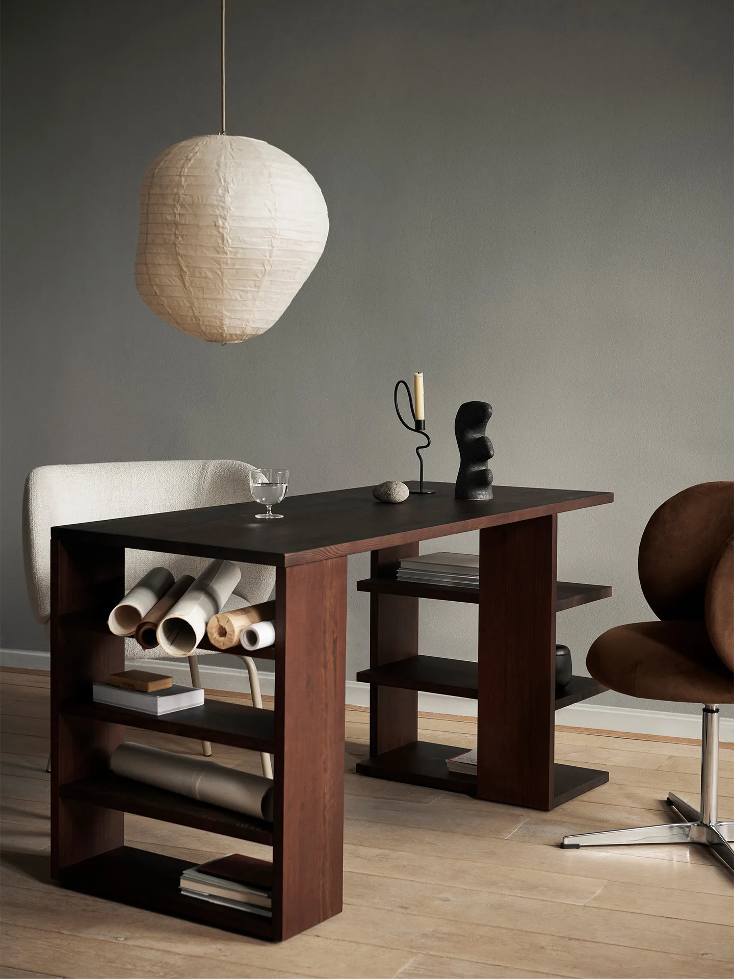 Kurbis lampeskjerm, 60 cm, Natural Ferm Living