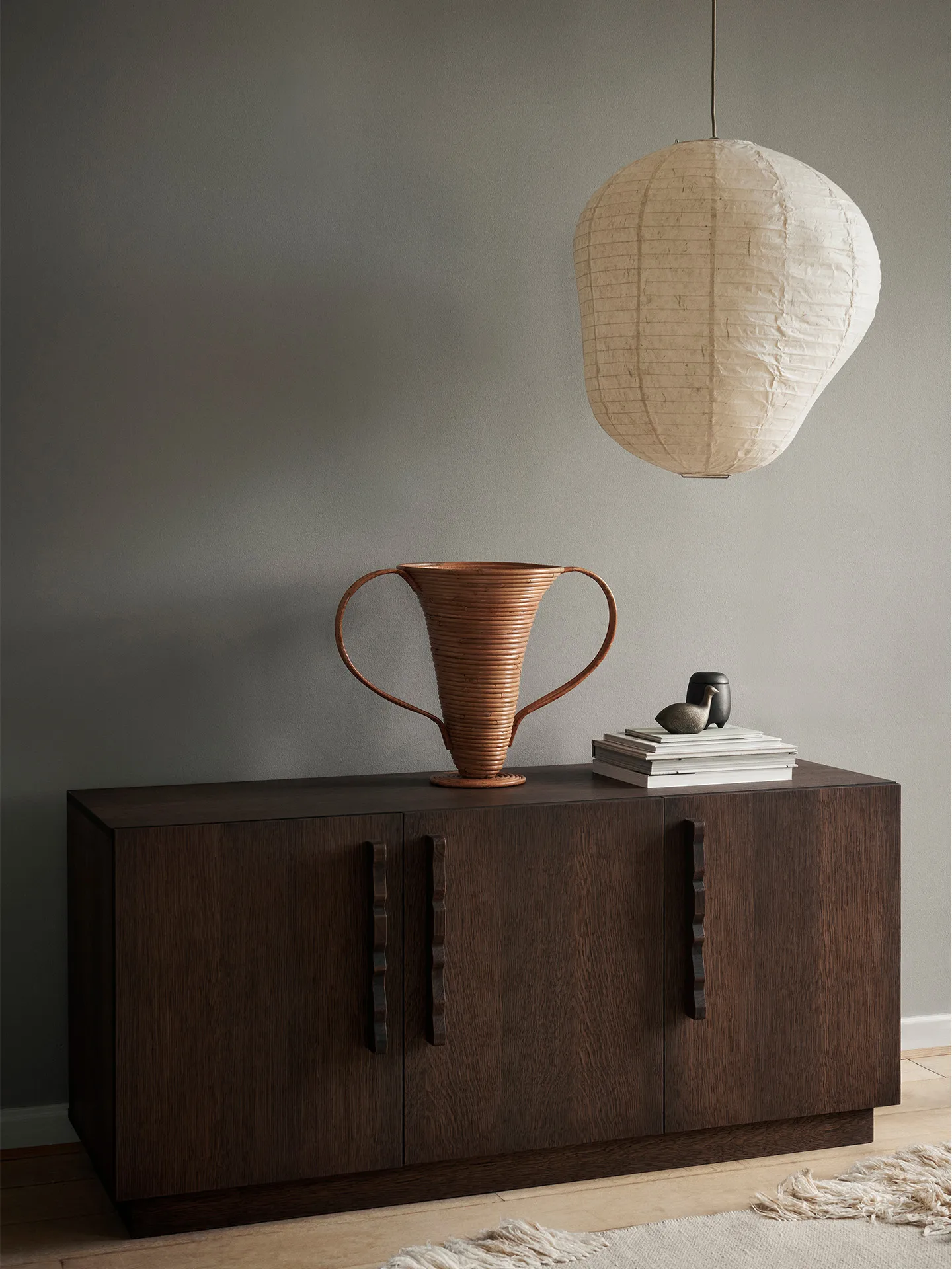 Kurbis lampeskjerm, 80 cm, Natural Ferm Living
