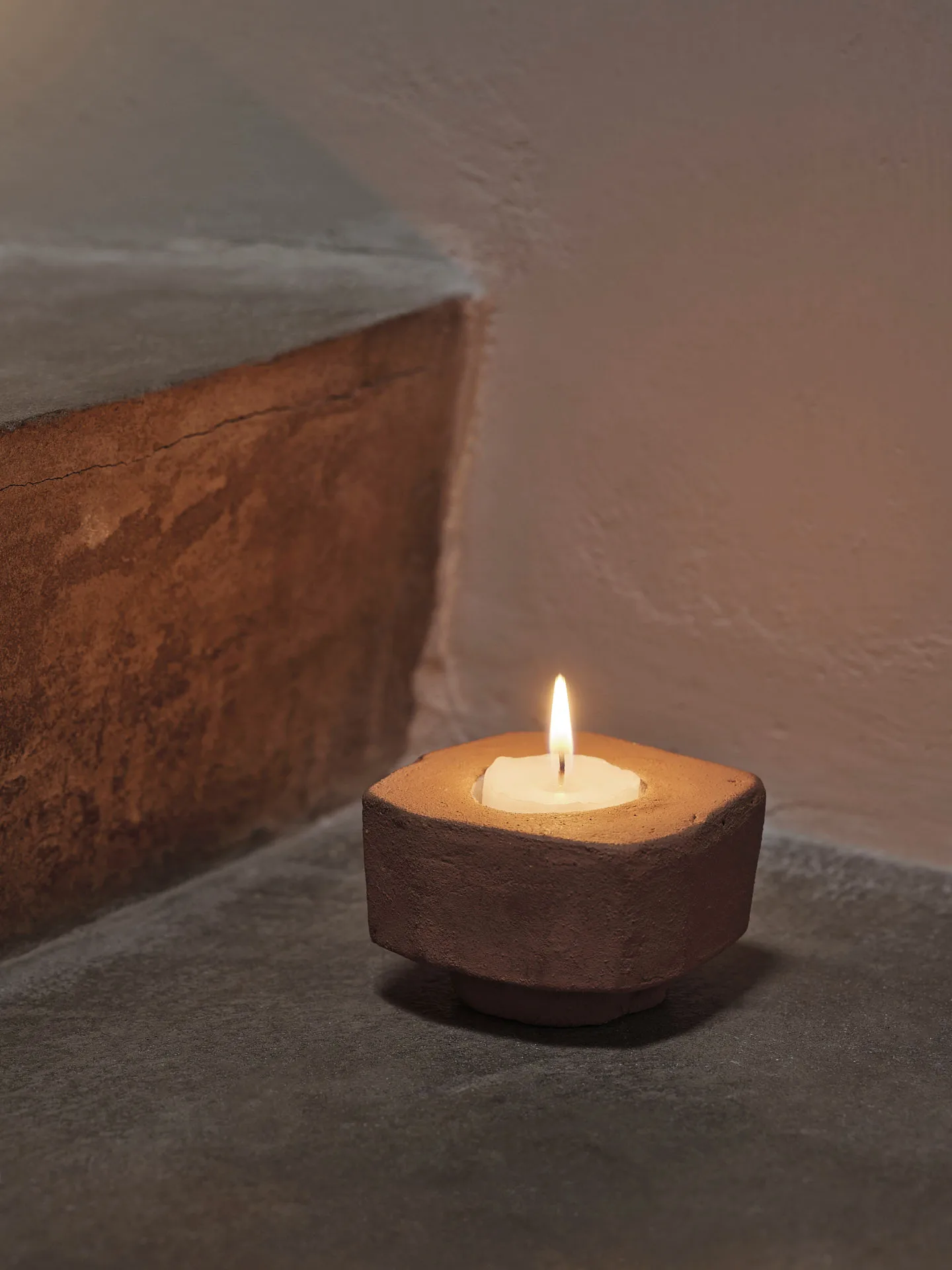 Kurinu lysestake, Terracotta Ferm Living