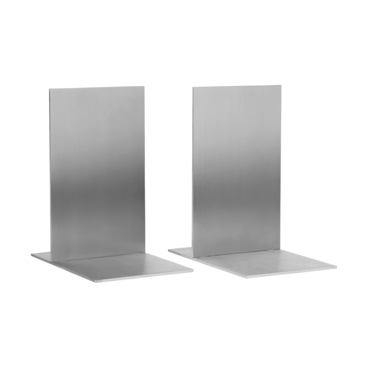 Lager bokstøtte 2-pack, Aluminium Ferm Living