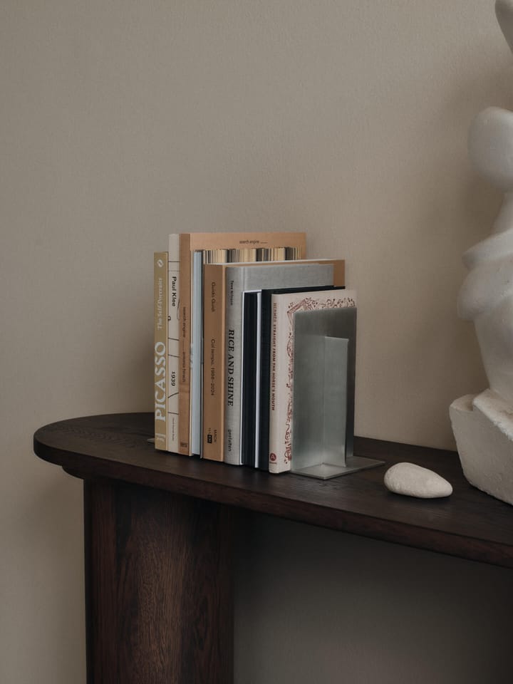 Lager bokstøtte 2-pack, Aluminium Ferm Living