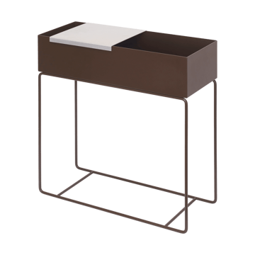 Lager brett stor til plantbox 26x26 cm - Aluminium - Ferm Living