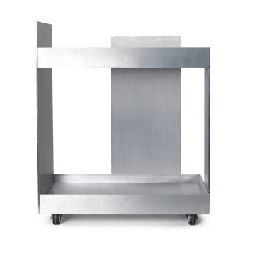 Lager serveringsvogn - Aluminium  - Ferm Living