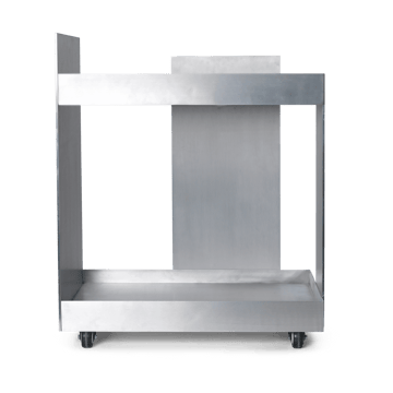 Lager serveringsvogn - Aluminium  - ferm LIVING