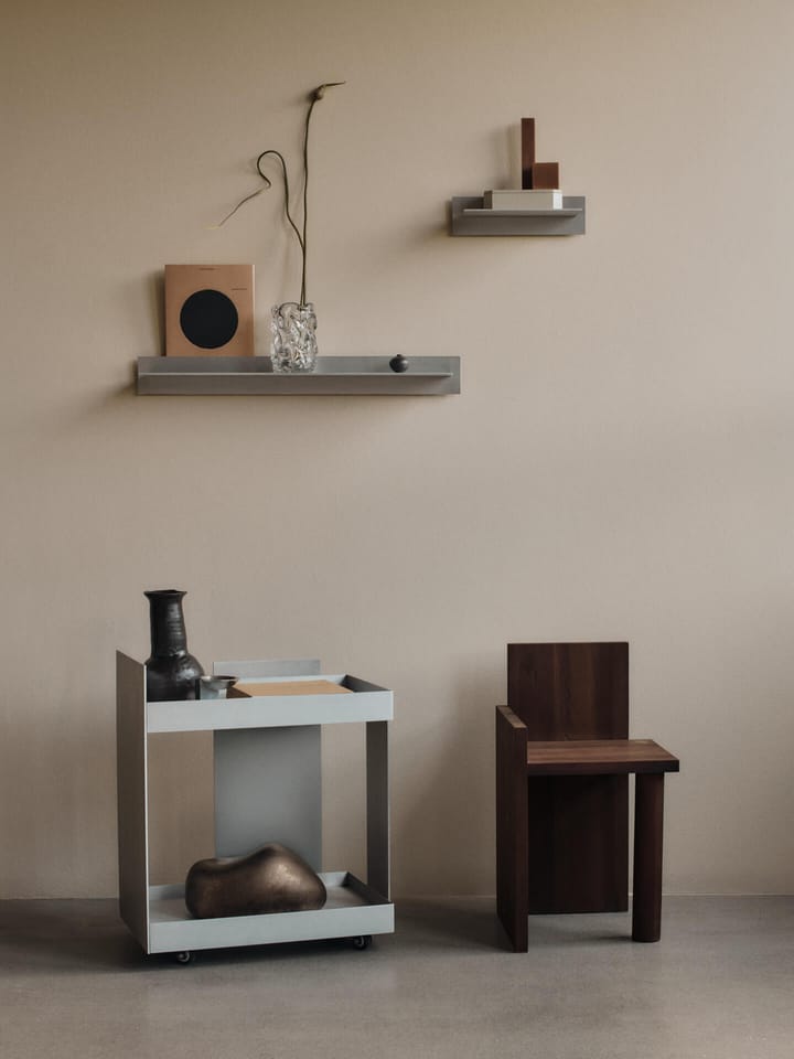 Lager vegghylle singel 85, Aluminium Ferm Living