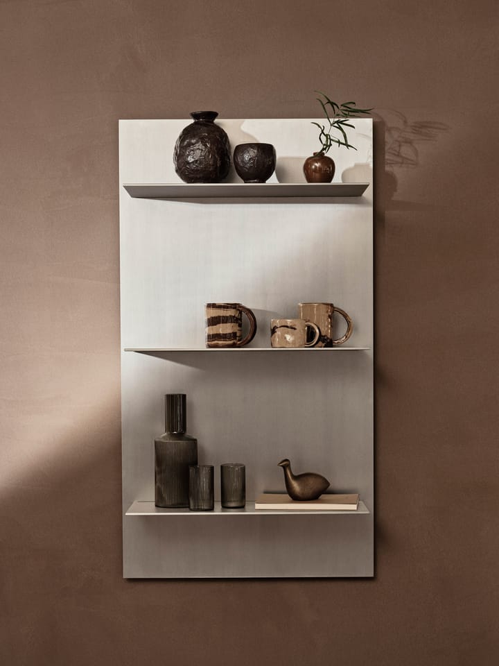 Lager vegghylle triple 55x100 cm, Aluminium Ferm Living