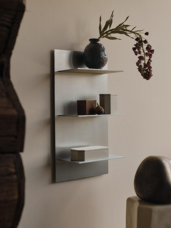 Lager vegghylle triple small, Aluminium Ferm Living
