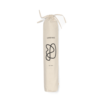 Lane teppe 70 x 105 cm - Offwhite-Chocolate - Ferm Living