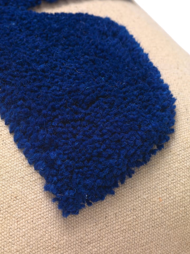 Lay rektangulær pute 40 x 60 cm, Sand / Bright Blue Ferm Living