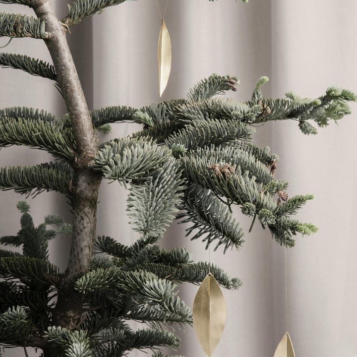 Leaf brass juletrepynt, 4-stk Ferm Living