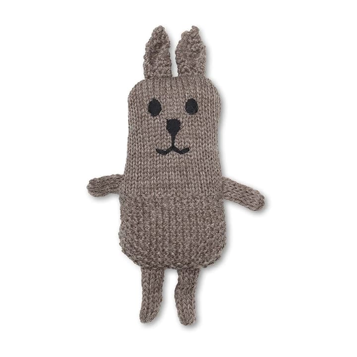 Lee merino rabbit baby strikket kanin - Gråbeige - ferm LIVING