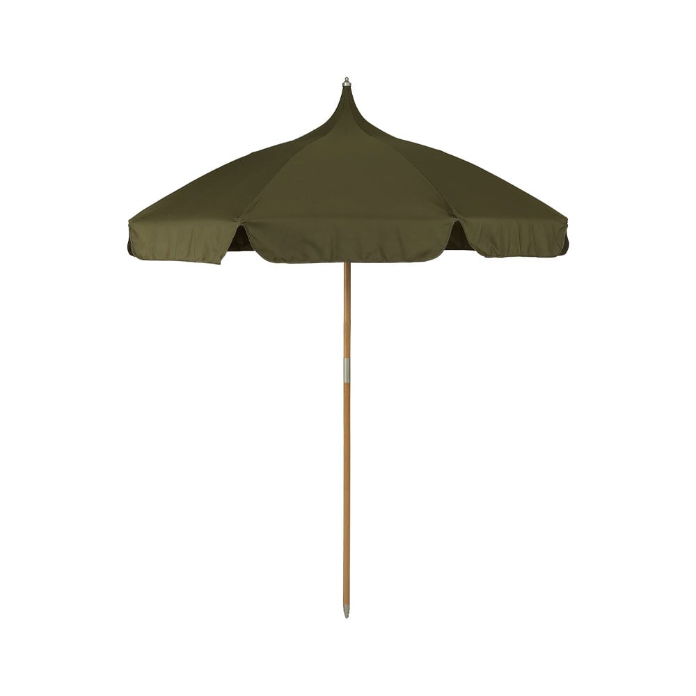 Ferm Living Lull parasoll Military olive | Skandinavisk Design | Grønn