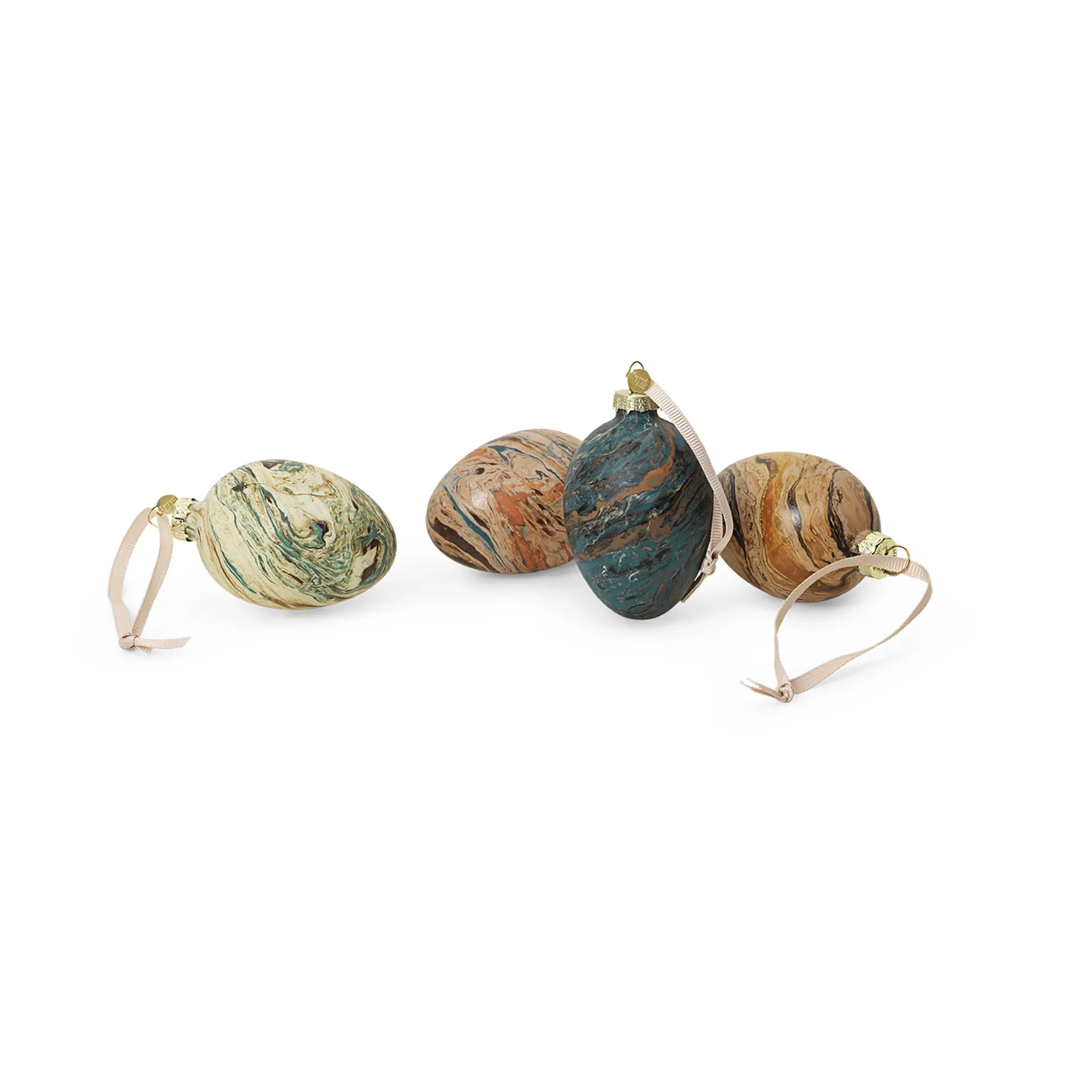 Marble easter eggs 4-pakning, Mixed Ferm Living
