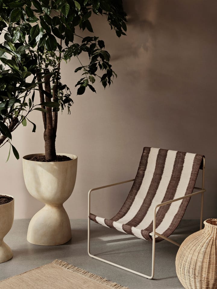 Møbeltrekk til Desert loungestol, Off-white, Chocolate Ferm Living
