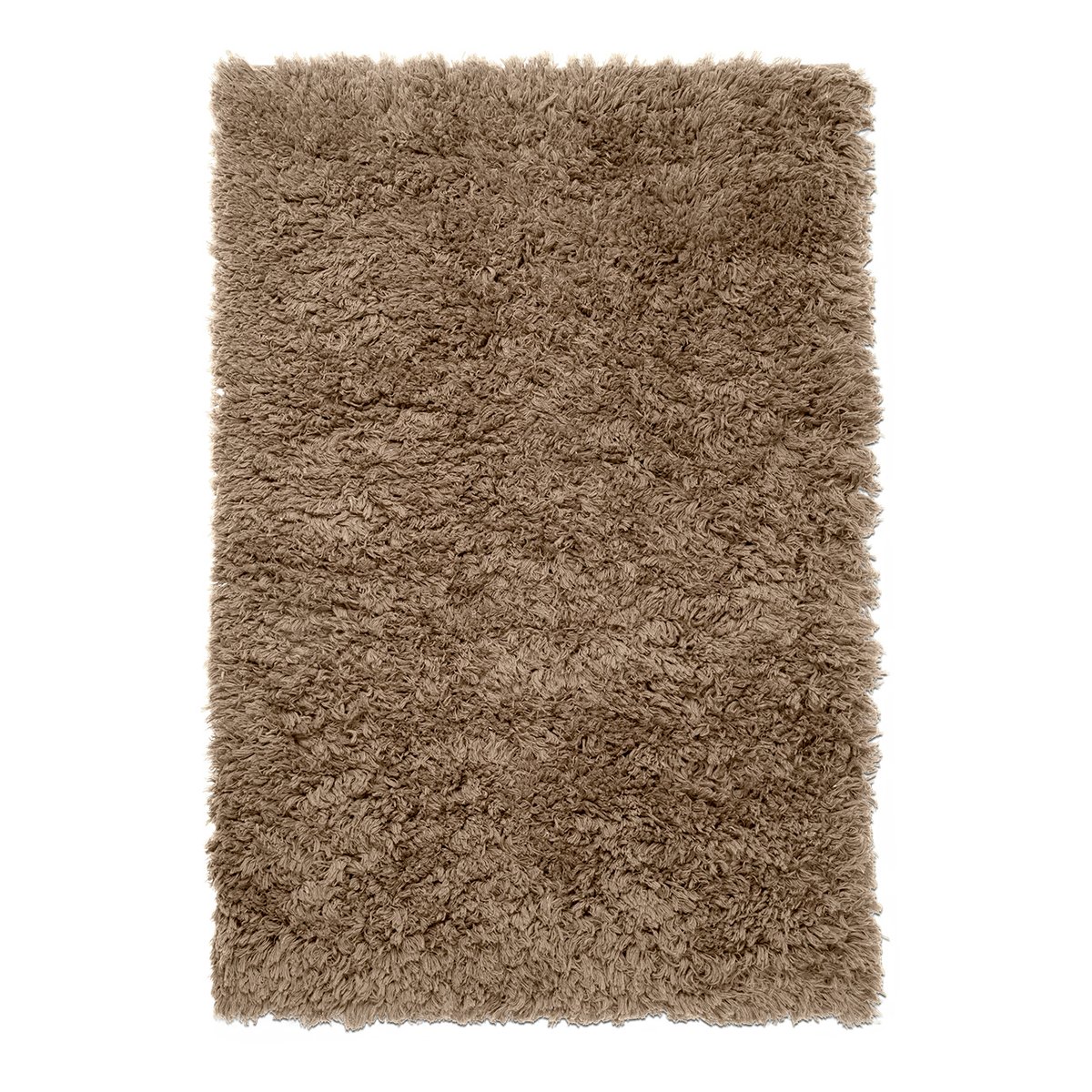 Bilde av ferm LIVING Meadow High Pile gulvteppe 140x200 cm Dark beige