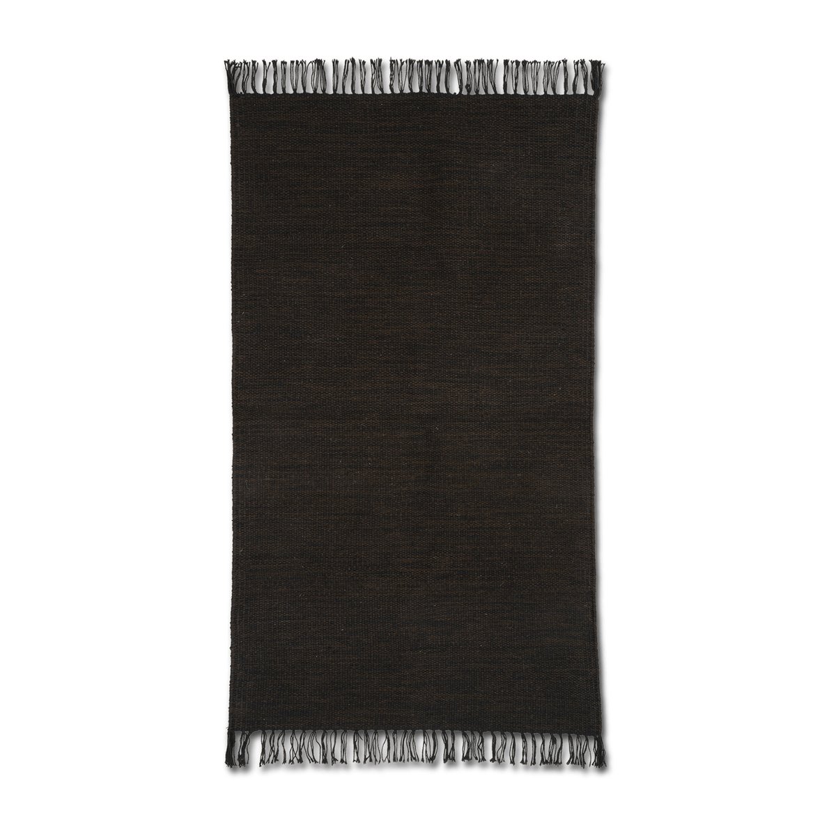 Bilde av ferm LIVING Melange teppe 60 x 100 cm Chocolate