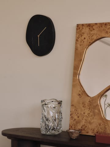 Melt veggklokke 28 x 33 cm - Black marble - Ferm Living