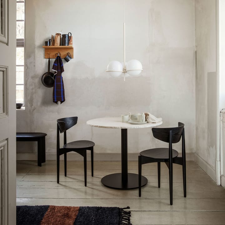 Mineral spisebord, hvit, marmor bianco curia Ferm Living