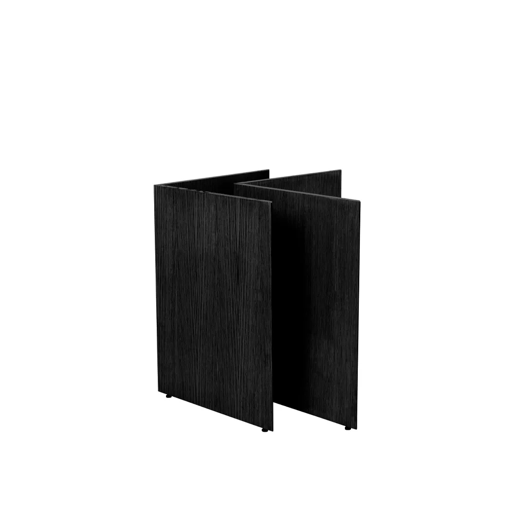 Mingle bordben 2-pakning, Black, W68 Ferm Living
