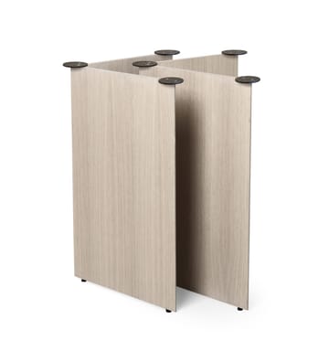 Mingle spisebord ovalt - Oak natural veneer, vinkelben eik - Ferm Living