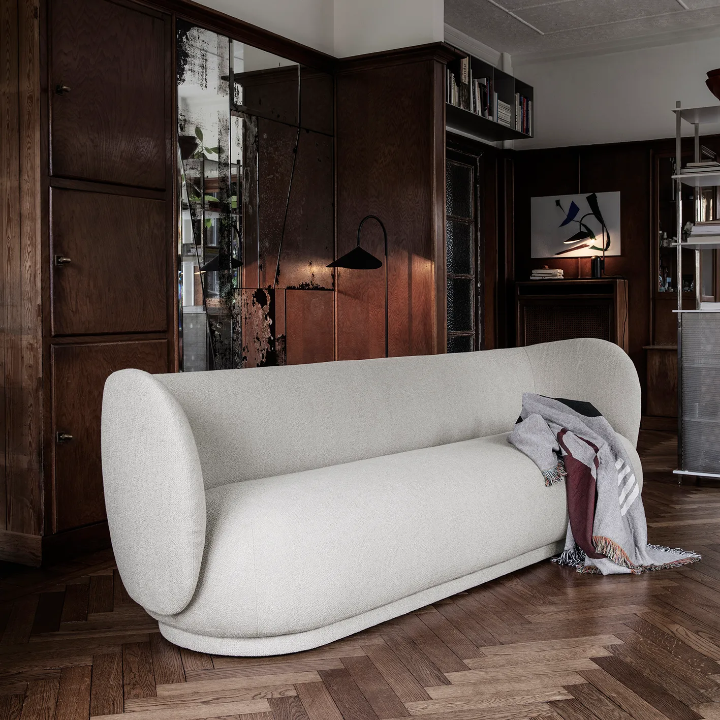 Mirage pledd 120x170 cm, Grey Ferm Living