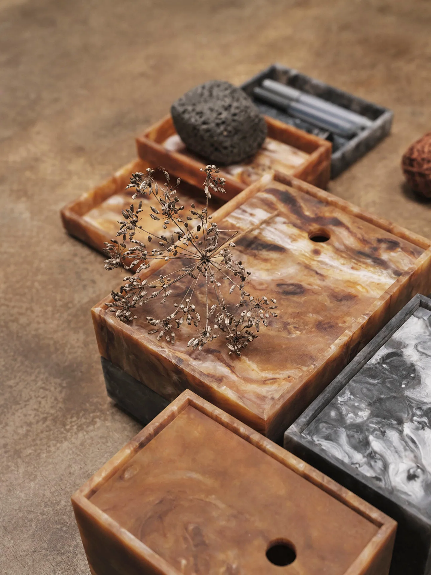 Mist oppbevaringsboks 15x20 cm, Sugar kelp Ferm Living