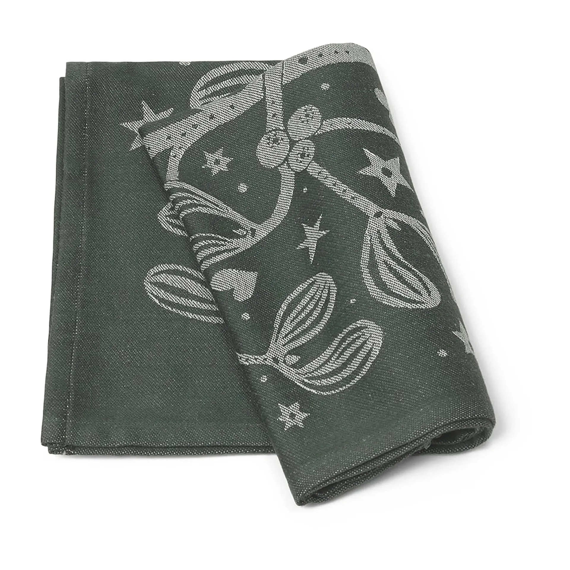 Mistel kjøkkenhåndkle, dark-green Ferm Living
