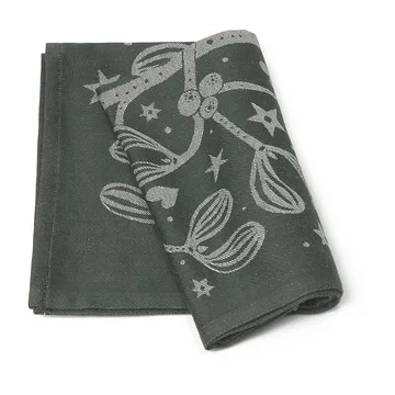 Mistel kjøkkenhåndkle - dark-green - Ferm Living