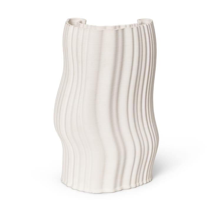 Moire vase 19 x 30 cm, Offwhite Ferm Living