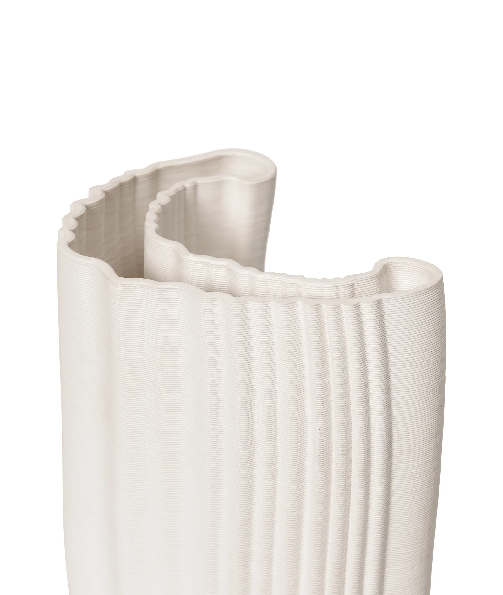 Moire vase 19 x 30 cm, Offwhite Ferm Living