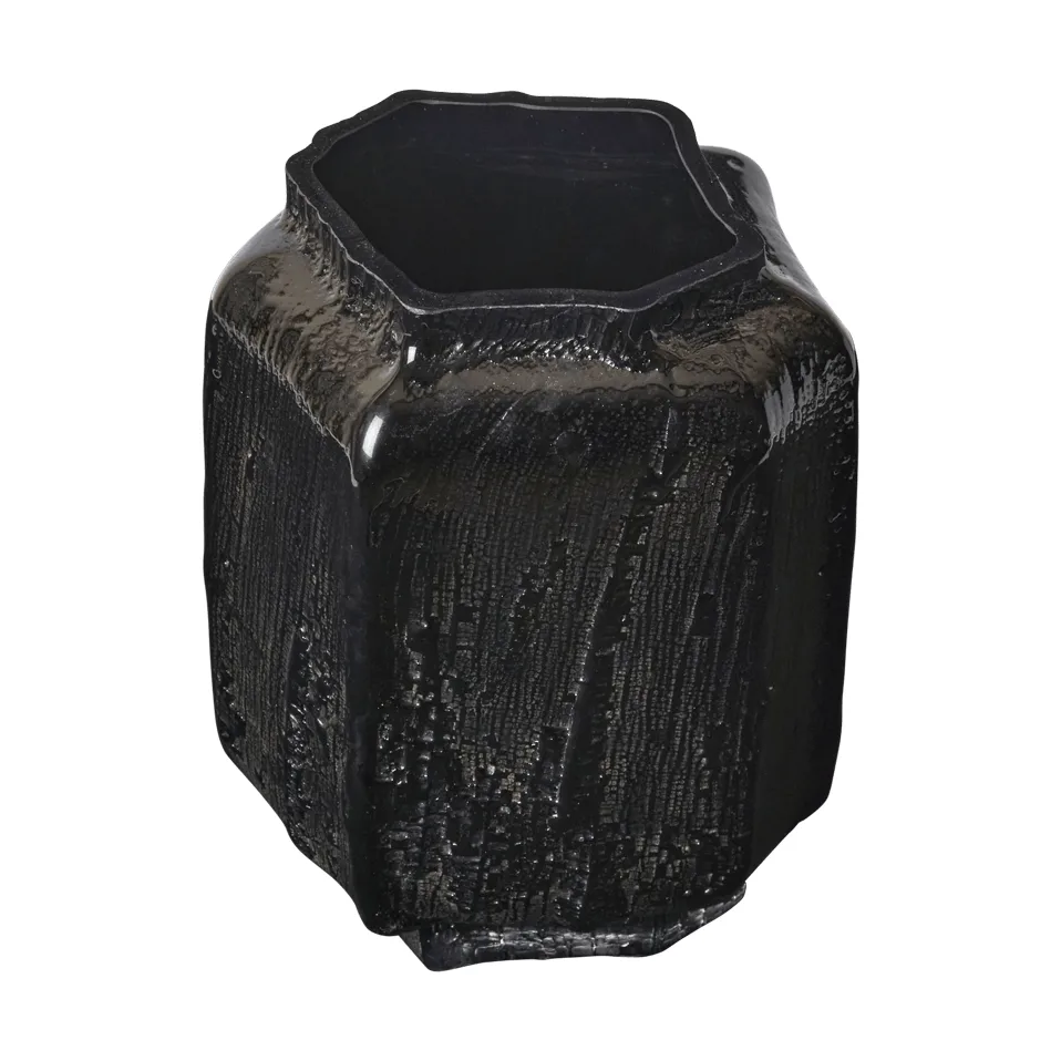 Mokuri vase, Black, 25 cm Ferm Living