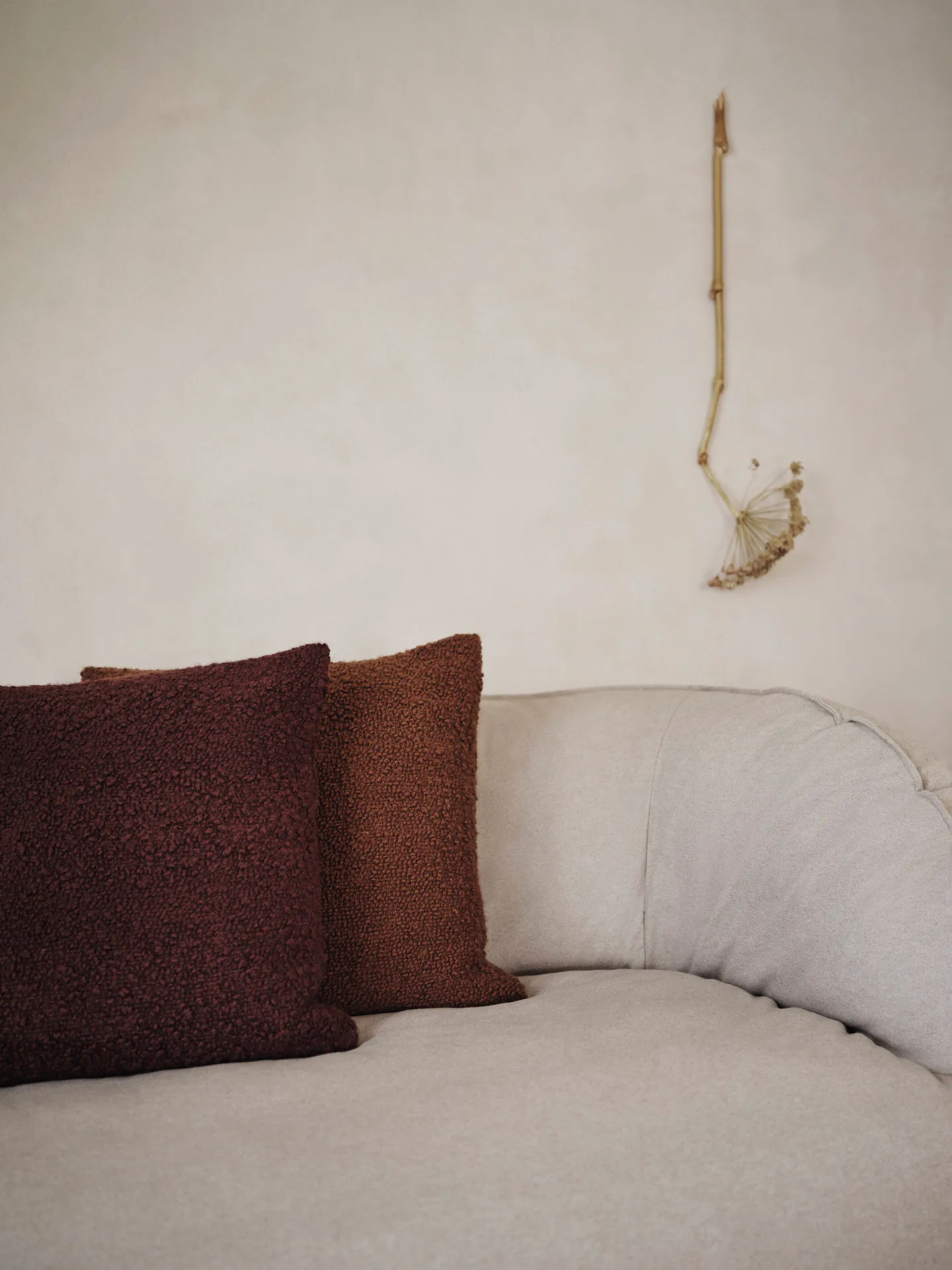 Moor pute 50x50 cm, Dark pecan Ferm Living
