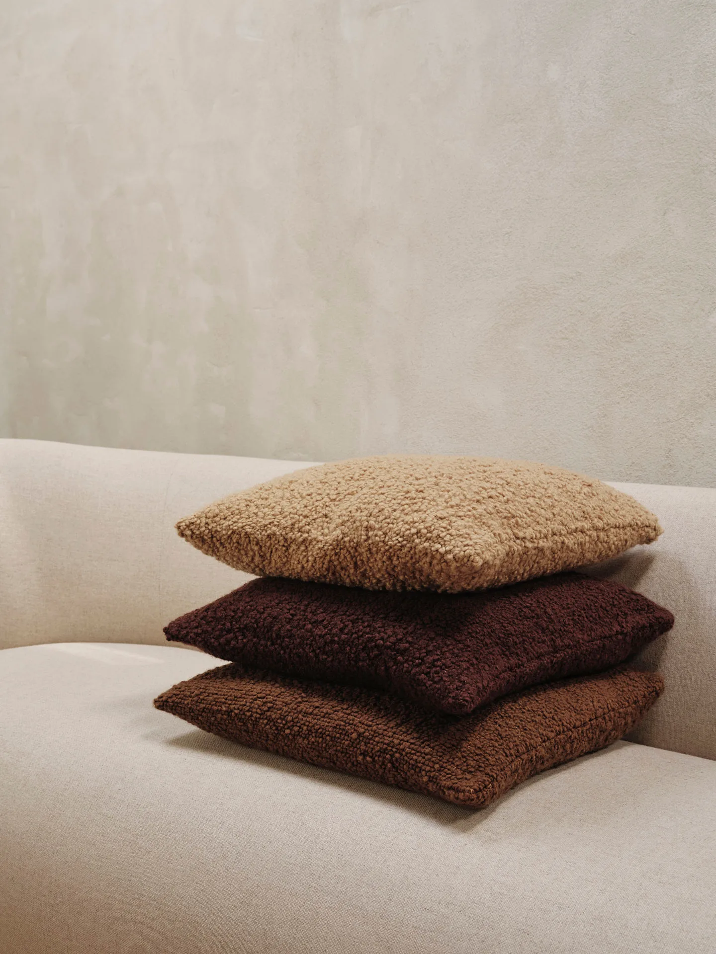 Moor pute 50x50 cm, Dark pecan Ferm Living