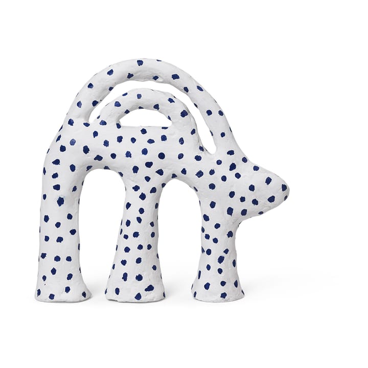 Mumbo skulptur 14,5 x 18,5 cm - White-blue - Ferm LIVING