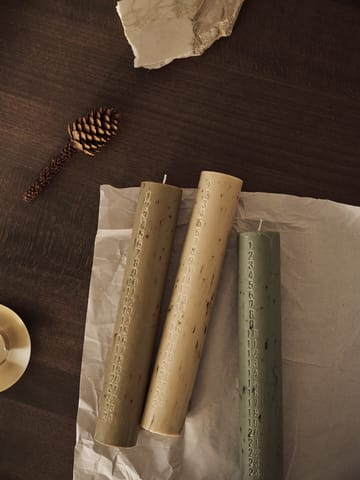Mura kalenderlys - Artichoke green - Ferm Living