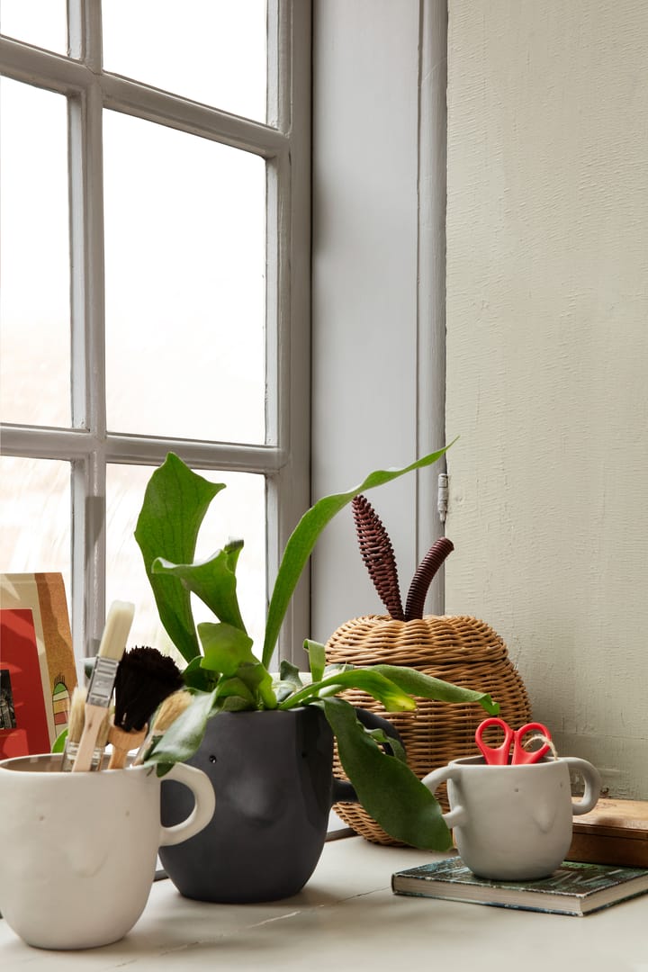 Mus blomsterkrukke XL Ø15 cm, Dark grey Ferm Living