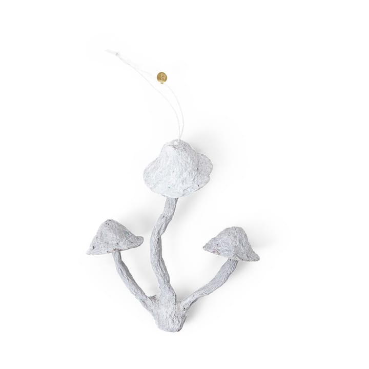 Mushroom ornament juletrepynt, Faded white Ferm Living
