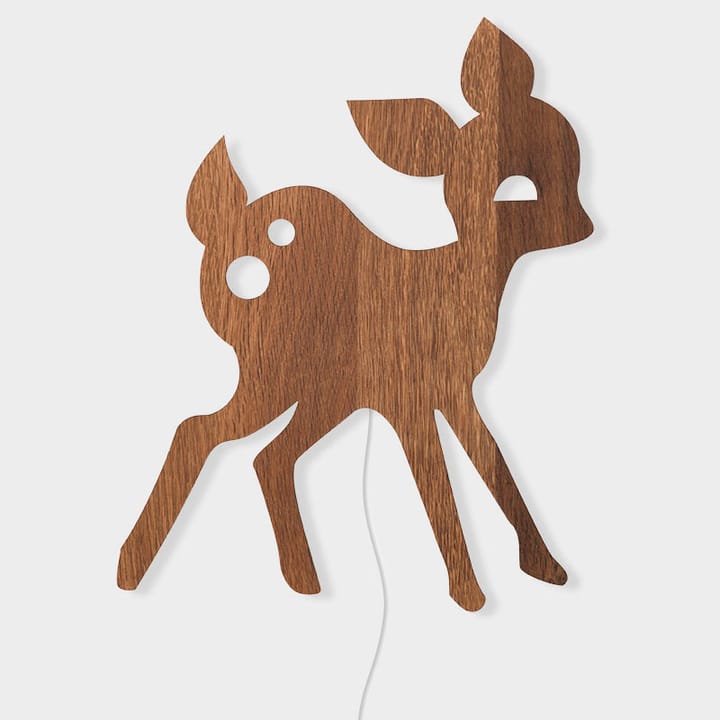 My deer lampe rose, Røkt eik Ferm Living