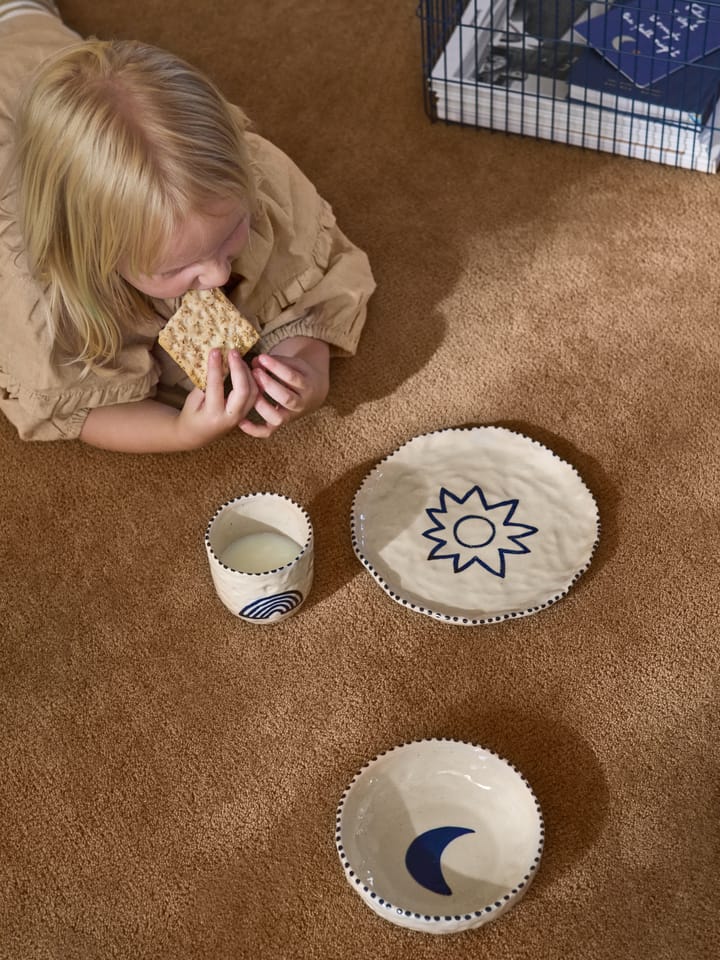 Naive barneservise 3 deler, Deep blue Ferm Living