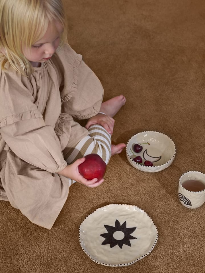 Naive barneservise 3 deler, Red brown Ferm Living